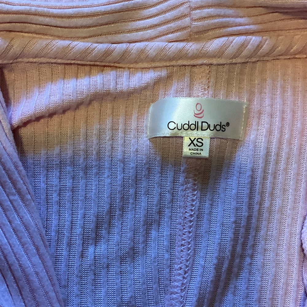 Cuddl Duds Light Pink Pajama Set - Picture 2 of 2